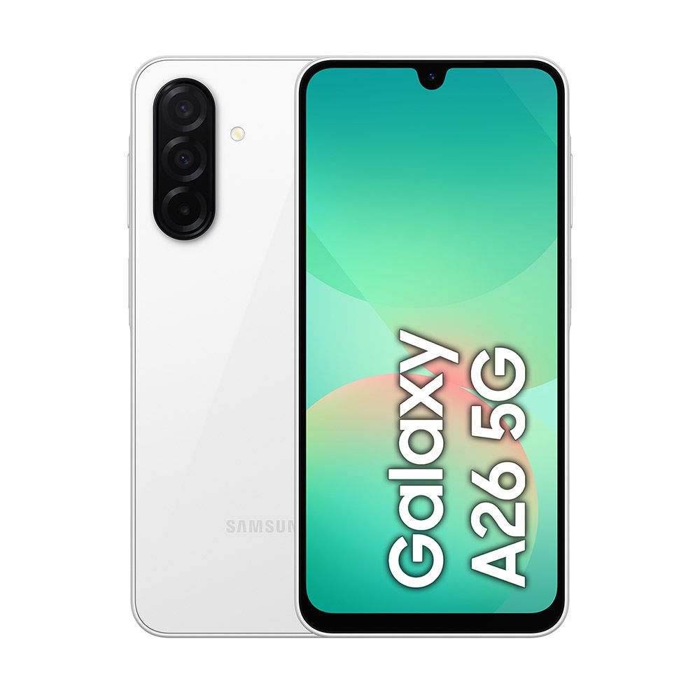 Image of Samsung galaxy a26 5g 256gb 8gb ram bianco garanzia italia