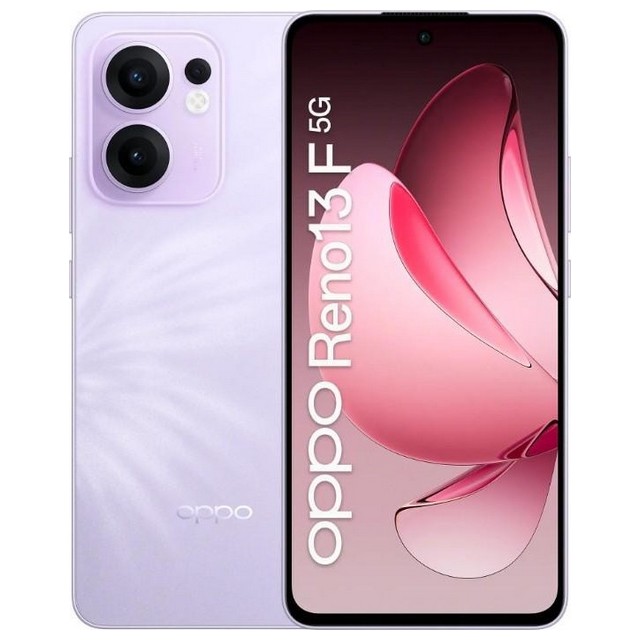 Image of Oppo reno 13 f 5g 8gb ram 256gb purple garanzia italia brand