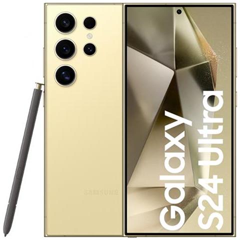 Image of Samsung galaxy s24 ultra 5g 512gb 12gb ram dual sim giallo europa