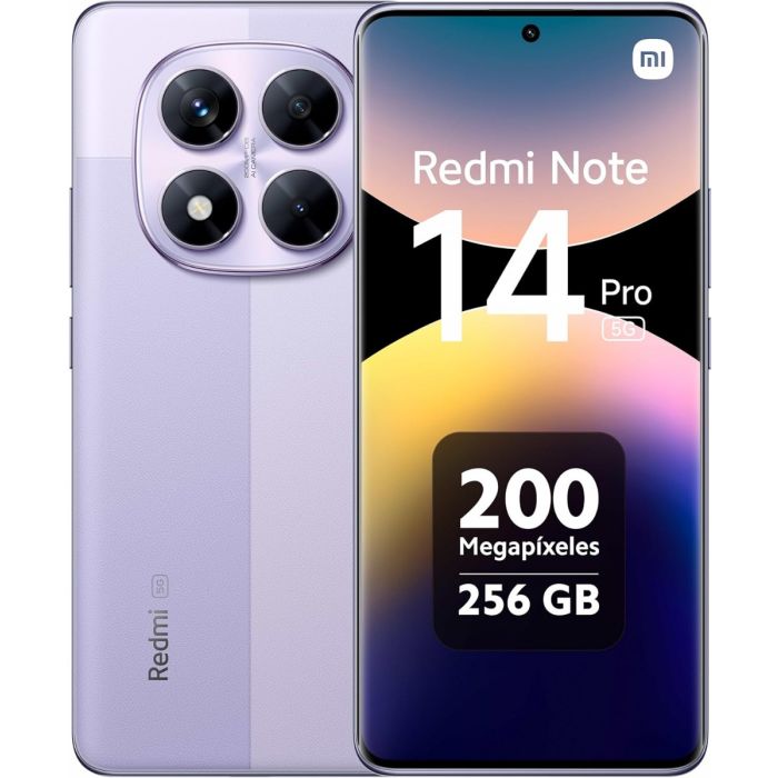 Xiaomi redmi note 14 pro 5g 8gb ram 256gb dual sim purple global version brand